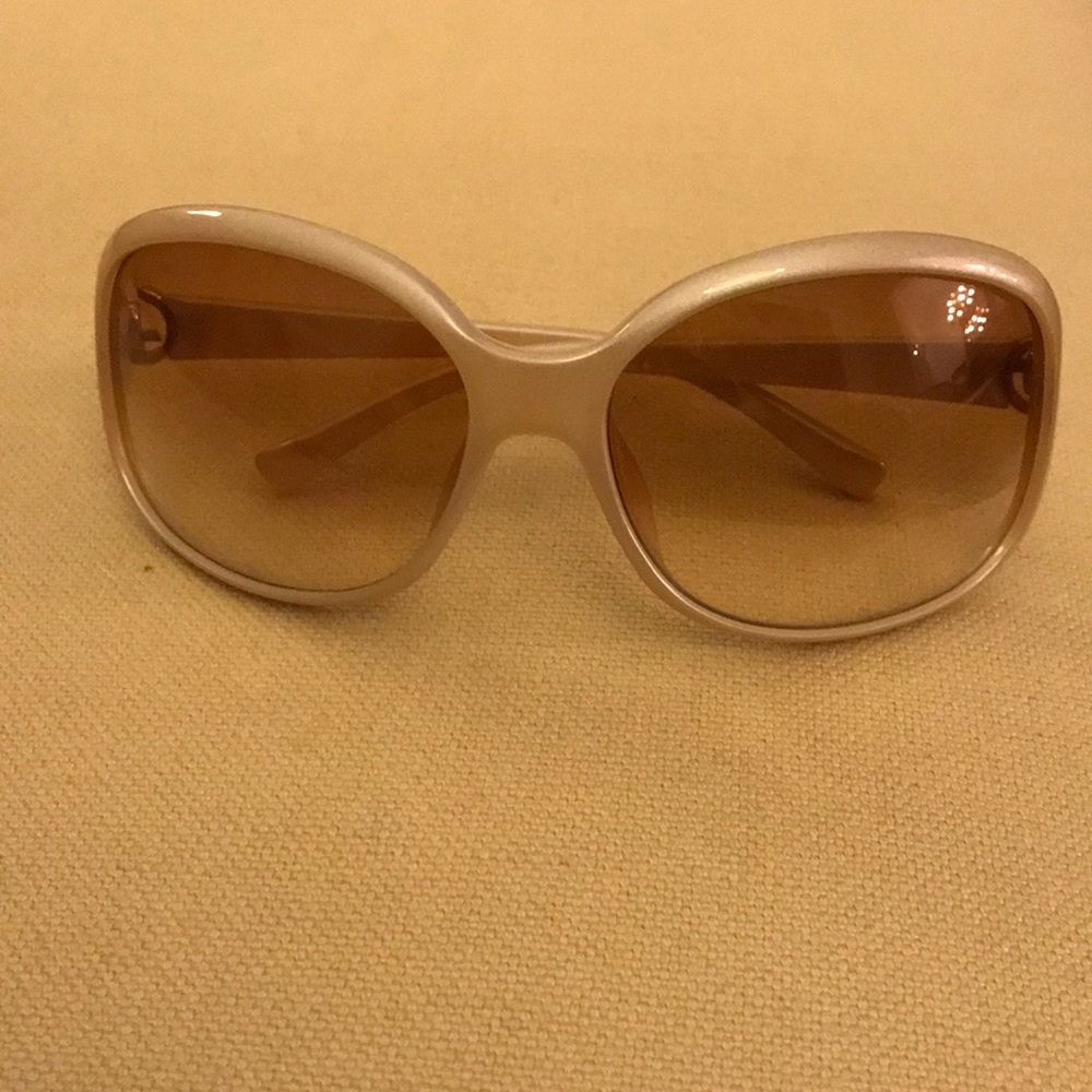 Gorgeous Tan Metallic Sunglasses